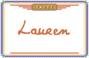 LaurenдӢ