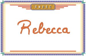 RebeccaдӢ