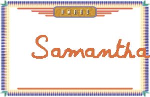 SamanthaдӢ